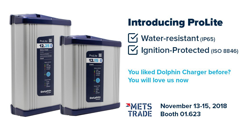 Dolphin Charger ProLite Series compact marine chargers Dolphin Charger ProLite Series compact marine chargers