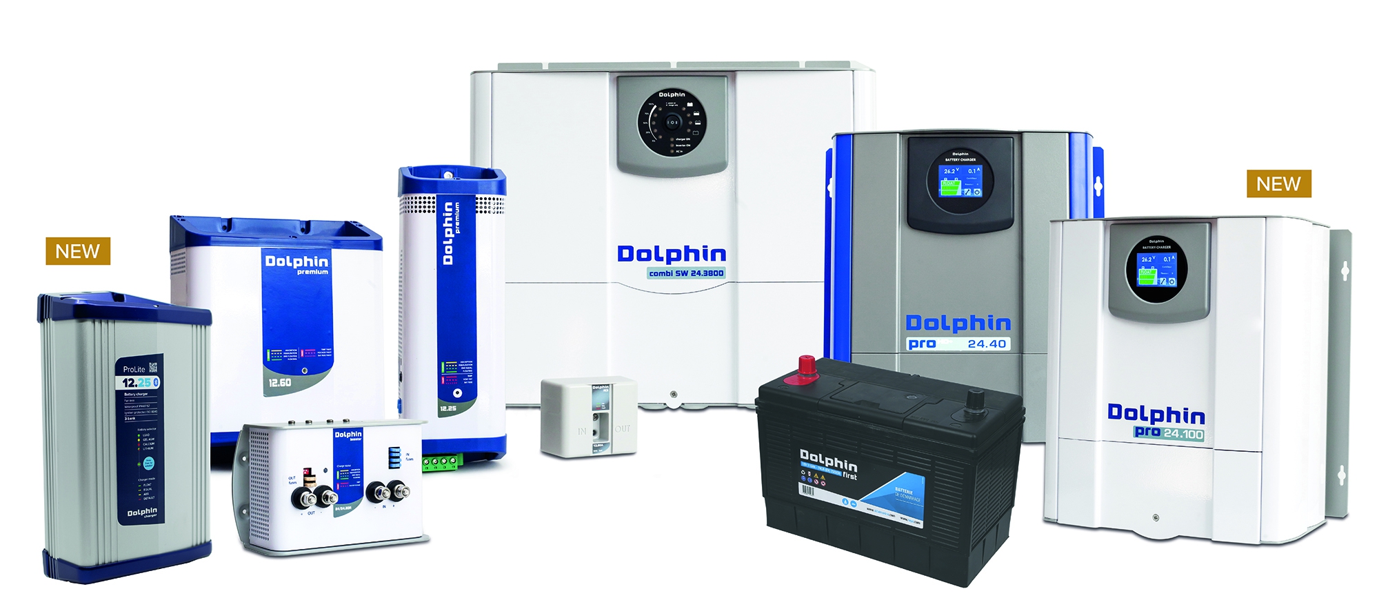 Dolphin Charger: a complete family of marine chargers since 1995 Dolphin Charger: a complete family of marine chargers since 1995