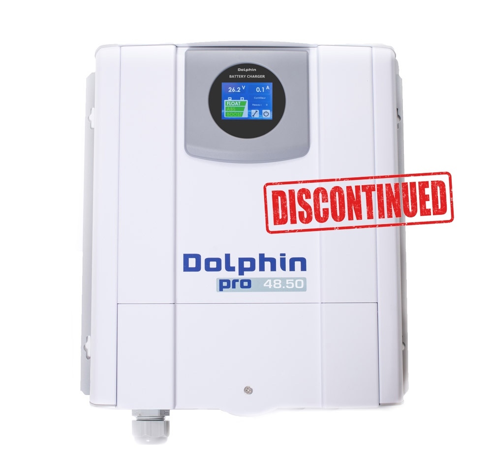 New Dolphin PROTOUCH marine battery chargers